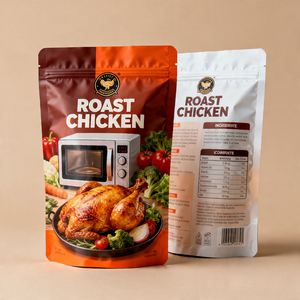 Bolsa <span class=keywords><strong>de</strong></span> Plástico Impresa Personalizada con Sello Antivaho para Alimentos Calientes, Bolsa Reutilizable para Pollo Asado - Product Image 3