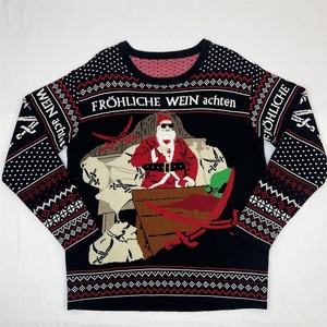 Custom FNJIA <strong>Xmas</strong> Family Matching Branded Holiday Hombre Knitted <strong>Jumper</strong> Fashion <strong>Men'S</strong> Ugly Christmas Sweaters - Product Image 2