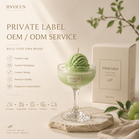 Colección de Velas Aromáticas Artesanales de Uva, Velas Perfumadas de Cera de Soja Inspiradas en Frutas, en Vaso de Vidrio, Regalo Decorativo, OEM, ODM, Marca Privada, Personalizado