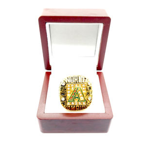 Bague pour homme en alliage plaqué or rose, championnat des Diamondbacks d'Arizona 2001, cadeau d'anniversaire, souvenir, collection - Product Image 4