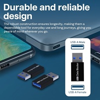 Bloqueador de Datos USB (2 Piezas), Adaptador de Carga USB-A, Protección de Privacidad Anti Juice Jacking para iPhone y Android, Regalo, Carga Pública