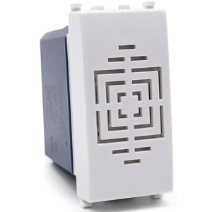 Buzzer blanc compatible avec le système d'interphone Vimar Arke - Product Image 1