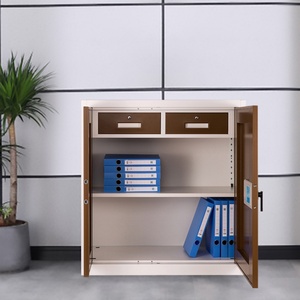 Modern Design Steel Filing Storage Metal File Cabinet with 2 Drawers and <b>Digital</b> <b>Lock</b> for Home Office or Warehouse Use - Product Image 1
