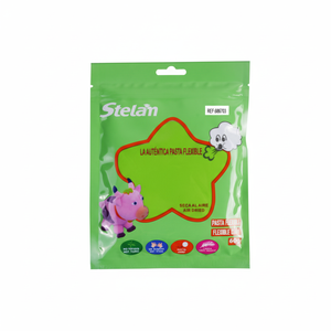 Bolsa de papel de aluminio verde flexible seca al aire de 60g, arcilla espacial para juegos creativos y manualidades - Product Image 2