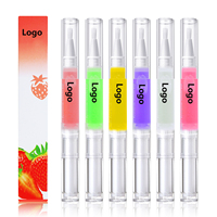 Logo personnalisé Traitement de réparation des ongles des doigts Adoucissant et fortifiant Sérum nourrissant pour les cuticules Stylo à huile pour ongles