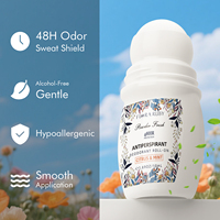 50ml natuurlijke fruitgeur dames roll-on deodorant antitranspirant custom private label groothandel roll-on heren deodorant roll-on
