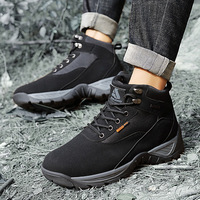 Bottes tactiques pour hommes, lacées, antidérapantes, imperméables, en daim, avec doublure en mesh, pour la randonnée estivale et hivernale