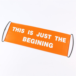 Striscione Arrotolabile Manuale per Tifosi Sportivi, Banner Retrattile con Scritta 'You Should Be Here' - Product Image 2