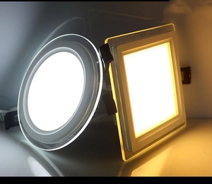 최고 판매 슬림 유리 매입형 6w 12w 18w 24w Led 유리 패널 라이트 통 - Product Image 3