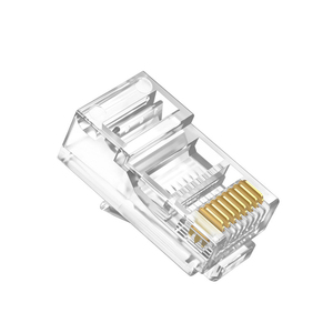 Connecteur RJ45 blindé Cat5e 8 broches 50U avec capuchon, câble 24/26 AWG, 100 pièces, fourni par le fabricant, conforme TIA/EIA, en alliage de cuivre - Product Image 1