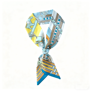 Spring Summer New Versatile Modern Style Neck Scarf Fashion Band <b>Bow</b> Ribbon for Hair and Bag Decoration - Product Image 1