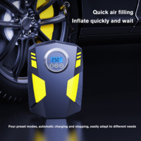 LED Automatic Inflatable Handheld Intelligent Digital Display 12V ABS Car Air Pump Tire Inflator With Powered Compressor Machine