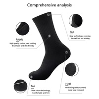 Chaussettes et Bas Personnalisés de Qualité en Coton Mi-Mollet de Créateur, Femme, Homme, Logo, Compression, Sport, Adhérence