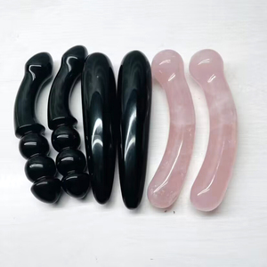 Cristallo naturale quarzo Dildo bianco turchese lucido bastone curativo cristallo massaggio bastone giocattolo del sesso Yoni bacchetta - Product Image 6