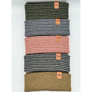 Guêtres traditionnelles noires/grises à revers avec design contrasté - Product Image 3