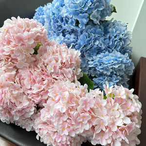 G167 Día de San Valentín Telón de fondo Decoración <span class=keywords><strong>Lila</strong></span> Púrpura Hortensia Tema Boda Arreglo floral Flores de hortensia artificiales - Product Image 6