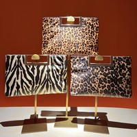 Tas Clutch Wanita Motif Leopard Terbaru, Tas Selempang Rantai, Tas Tangan, Tas Pesta Berkapasitas Besar dengan Gesper Magnetik