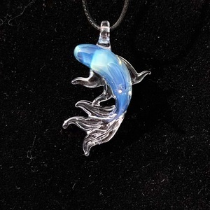 Imported Material Glass Cute Little Koi Eardrops <b>Earrings</b> Handmade Color-changing Design-oriented Special Interest Light Luxury - Product Image 2