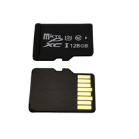 Kartu Memori Mini SD U3 untuk Kelas 10 Kapasitas 1GB Bahan Plastik Garansi 2 Tahun Warna Hitam/Biru Kompatibel dengan Kamera GPS DVR