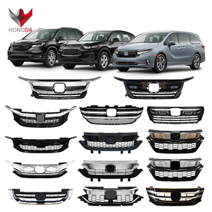 Grille avant de voiture en plastique noir chromé Oem pour Honda Odyssey Accord City Pilot HR-V Vezel 2015 2016 2017 2018 2019 2020 - Product Image 2