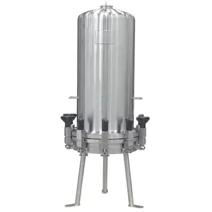 Stainless steel pre water filtration system 304 316 SS 10 20 inch single cartridge filter housing