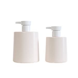 Botella de plástico desinfectante de manos cosméticos personalizados para el hogar botella de champú limpiador Facial blanco botella de bomba de loción - Product Image 1