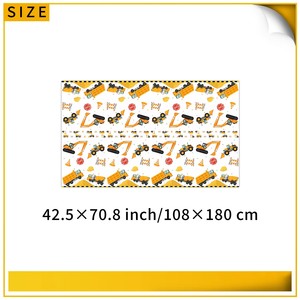 Décorations de fête d'anniversaire sur le thème de <span class=keywords><strong>la</strong></span> construction Assiettes Serviettes Fourchettes Fournitures de fête d'anniversaire pour garçons et enfants Excavatrice de construction - Product Image 4