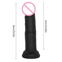 Vibromasseur réaliste en silicone avec 7 modes de vitesse, télécommande sans fil souple, vibromasseur réaliste