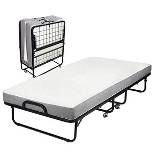 Zehao Modern <b>Portable</b> Foldable Bed <b>Mattress</b> Metal Frame Hospitals Hotels Schools Living Room -Apartment Home Furniture Single - Product Image 4