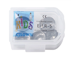 Matériaux orthodontiques dentaires pour enfants, acier inoxydable, 5 pièces/boîte, couronne supérieure gauche pour enfants - Product Image 5