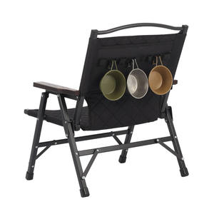 Chaise de camping et de pêche portable, compacte, légère, en aluminium, détachable, pour l'extérieur, vente en gros - Product Image 5