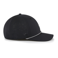 Casquette de sport unisexe 6 panneaux pour activités extérieures, toutes saisons, avec motif lettres, logo frontal en mousse, tissu standard et fusion sans couture
