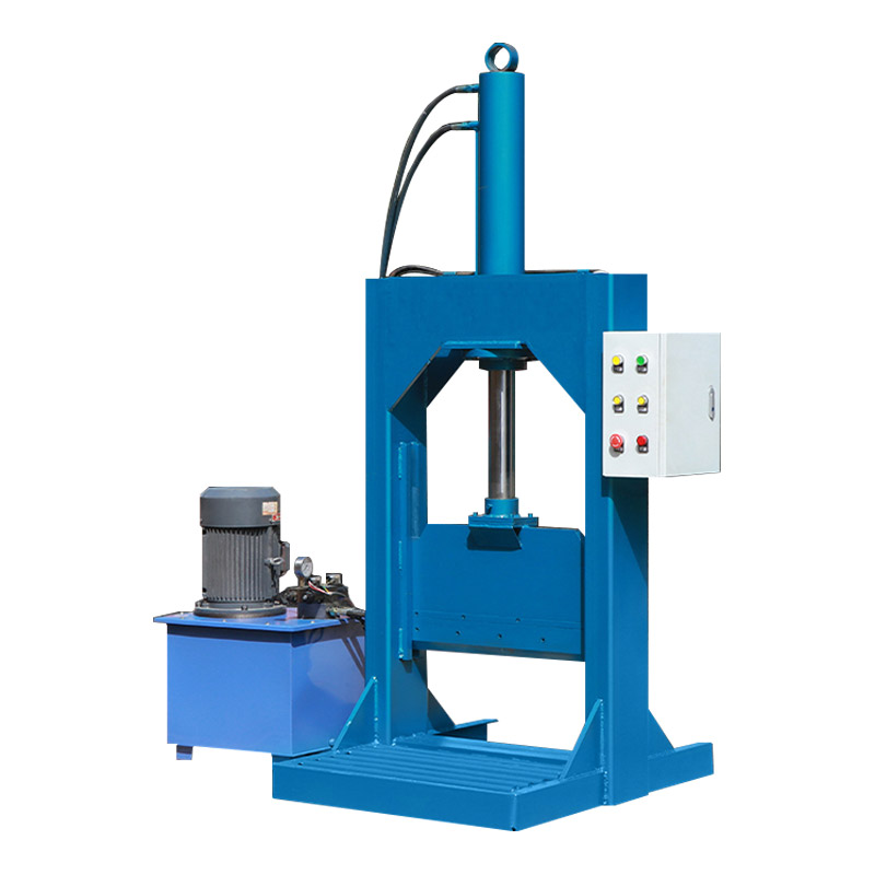 Hong Jin Nylon Plastic Rubber Single Knife Vertical Hydraulic Rubber Cutting Machine