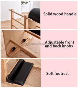 Equipo de Pilates para Gimnasio, Estudio, Hogar: Escalera y Barril de Pilates de Hierro y Madera, para Equilibrio y Ejercicios de Yoga y Pilates, de Última Tendencia - Product Image 3