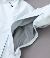 Veste décontractée unisexe 3-en-1 à capuche, imperméable, coupe-vent, respirante, avec coutures scellées, pour la randonnée en plein air