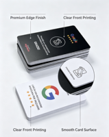 Mini-étiquette professionnelle intelligente en PVC RFID NFC 13,56 MHz étanche ISO 1K 213 pour hôtels, cartes cadeaux, cartes de membre, paiement et codes QR