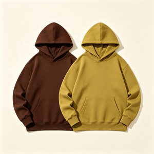 Sweat-shirt à capuche unisexe personnalisable de haute qualité pour la fabrication en gros avec logo de marque sur mesure - Product Image 1