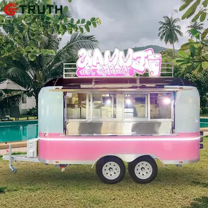 Verità cina Mobile Food Truck Shawarma Food Truck ciambella Mobile Bar rimorchio con cucina completamente attrezzata