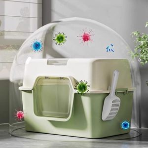 Wholesale Fully Enclosed Detachable <b>Cat</b> Toilet Large <b>Cat</b> <b>Litter</b> <b>Box</b> With Shovel - Product Image 4