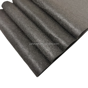 Rollo de fieltro de poliéster negro de 1mm <span class=keywords><strong>para</strong></span> textiles <span class=keywords><strong>para</strong></span> el hogar, revestimiento de cuero, tapicería, sensación suave y rígida <span class=keywords><strong>para</strong></span> <span class=keywords><strong>muebles</strong></span>, sofás artesanales hechos de PU - Product Image 3