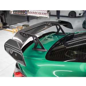 Alerón trasero de carbono seco <span class=keywords><strong>ADR</strong></span> para BMW M2 M3 M4, excelente calidad y ajuste con soporte de aleación de aluminio, accesorio Exterior - Product Image 4