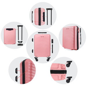 Ensemble valise en PP rigide semi-fini 12 14 18 20 21 22 24 25 26 27 28 29 30 32 34 pouces <span class=keywords><strong>2</strong></span> 3 4 5 6 8 12 Bagages - Product Image 5