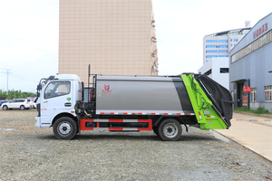 รถบรรทุกตักขยะ Foton 4x2 Compactor ขนาด 10,000 ลิตร มาตรฐานยูโร 4 Dongfeng JAC JMC 8900*2500*3300 มม. 18000 12 คิว ราคาแข่งขัน ขายดี - Product Image 4