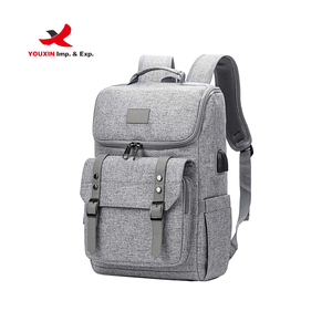 New Design Korean Version Student <b>Computer</b> Backpack Oxford Men's Laptop Backpack Retro Travel <b>Bag</b> with USB - Product Image 1