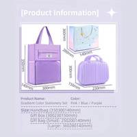 Kit de fournitures de bureau personnalisables en gros, ensemble de papeterie mignon pour enfants, idéal pour les récompenses et les cadeaux d'anniversaire