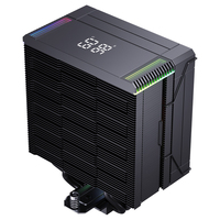 Refroidisseur d'air pour PC de bureau SNOWMAN, dissipateur thermique en cuivre, PWM 4 broches, roulement fluide, fonctionnement silencieux, affichage thermique en temps réel, sans éclairage