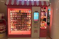 Máquina Expendedora Refrigerada Inteligente Personalizable con Brazo Robótico SNBC y Ventana Visible