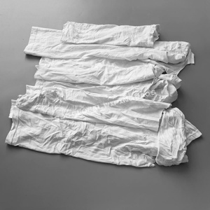 Trapos de Limpieza Industriales Blancos, Trapos de Camiseta Blancos, Trapos 100% Algodón, Trapos de Camiseta Blancos 25kg para Limpieza - Product Image 1