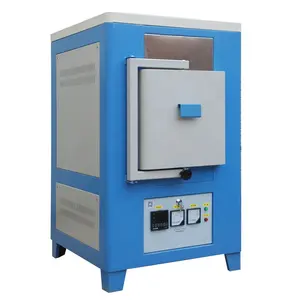 Box type electric resistance furnace for hardening and melting glass metals