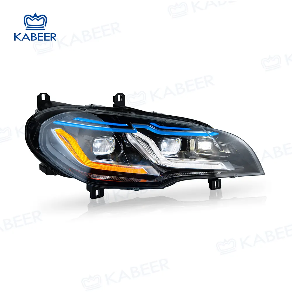 Kabeer Modified E70 LED Headlight for BMW X5 2008-2014 E70 X5 xenon update E70 Modified Led headlamp no AFS